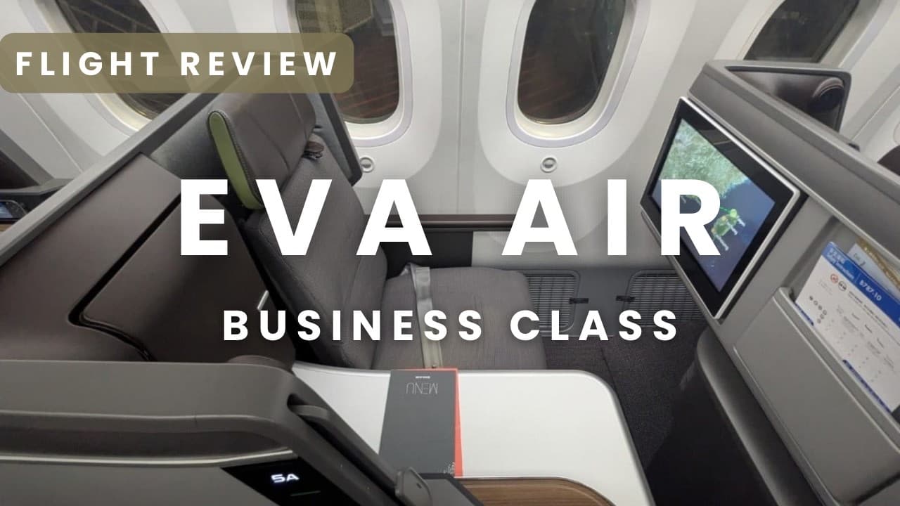 Is EVA Air’s NEW Business Class Worth It? | Taipei to Hong Kong Flight Review