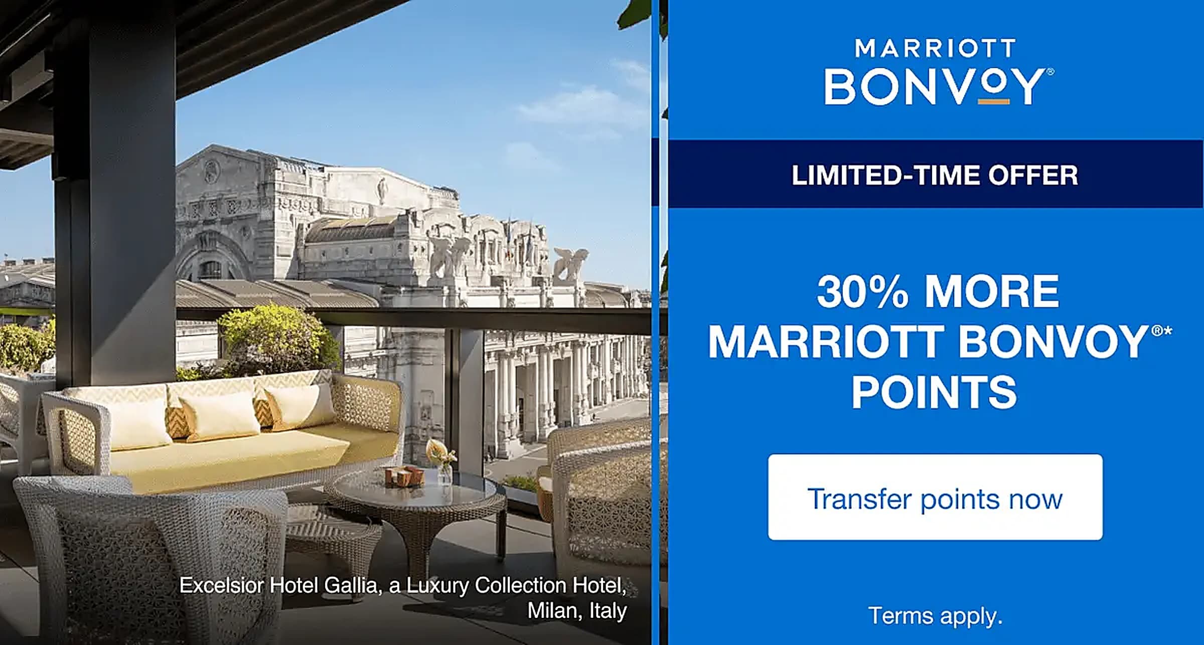 Marriott Bonvoy: Transfer Bonus 30% từ American Express Membership Rewards